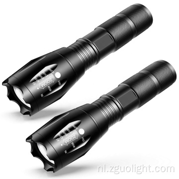 T6 Aluminium toorts Zoombare LED-zaklampen